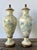 Chinoiserie Vintage Crackle Finish Blue Willow Urns - A Pair For Sale - Image 3 of 12