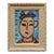 Abstract Portrait of a Woman in the Manner of George Rouault, 18.5” X 15” For Sale