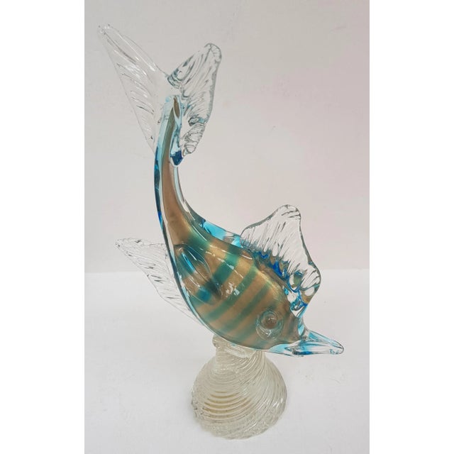 1950s Fish in Murano Glass Cordonato d'oro, 1950s For Sale - Image 5 of 5