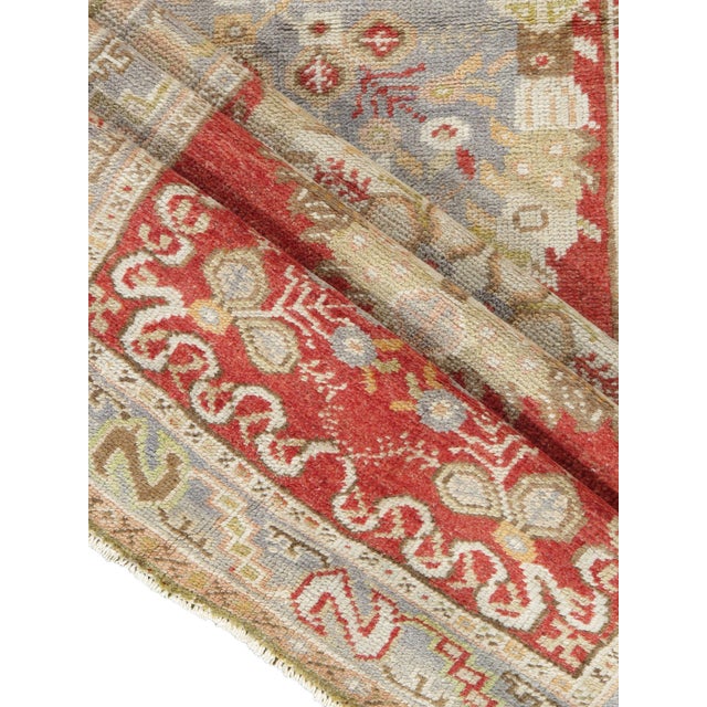1940s Vintage Circa 1940 Turkish Oushak Runner Rug , 2'11 X 11' For Sale - Image 5 of 9