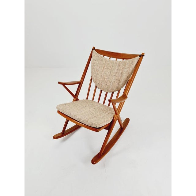 Danish Teak Rocking Chair by Frank Reenskaug for Bramin, 1960s For Sale - Image 10 of 18