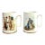 Vintage Norman Rockwell Ceramic Mugs Set of 2 For Sale