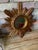 Mid 20th Century French Giltwood Coppery Sunburst Wall Mirror For Sale - Image 15 of 17