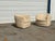 Mid-Century Modern Pair of Vintage Thayer Coggin Milo Baughman Style Tub / Barrelback Club Chairs For Sale - Image 3 of 12