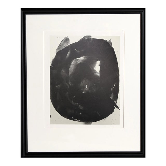 Untitled V, Robert Motherwell Lithograph on Japon With Chine Colle For Sale