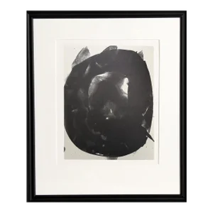 Untitled V, Robert Motherwell Lithograph on Japon With Chine Colle