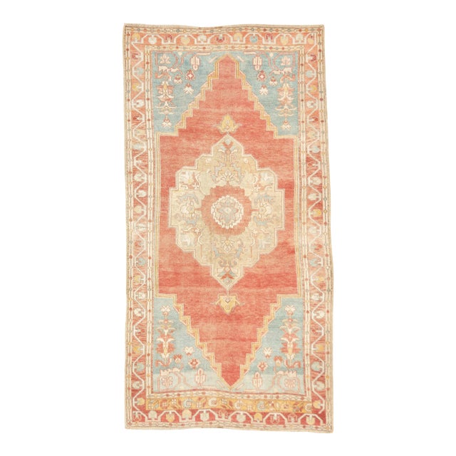 Vintage Turkish Rug 4'8'' X 8'4'' For Sale