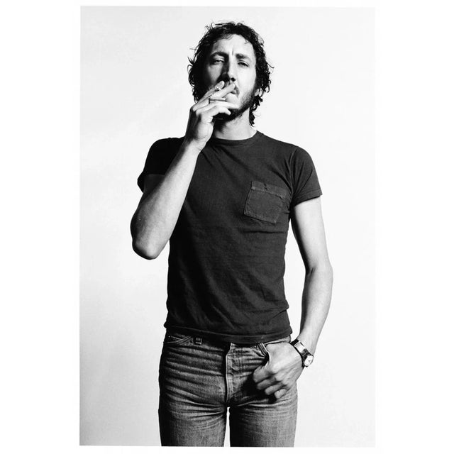 Edition of 50. Pete Townsend is a striking portrait, on fibre paper, from iconic 20th Century photographer David Steen....
