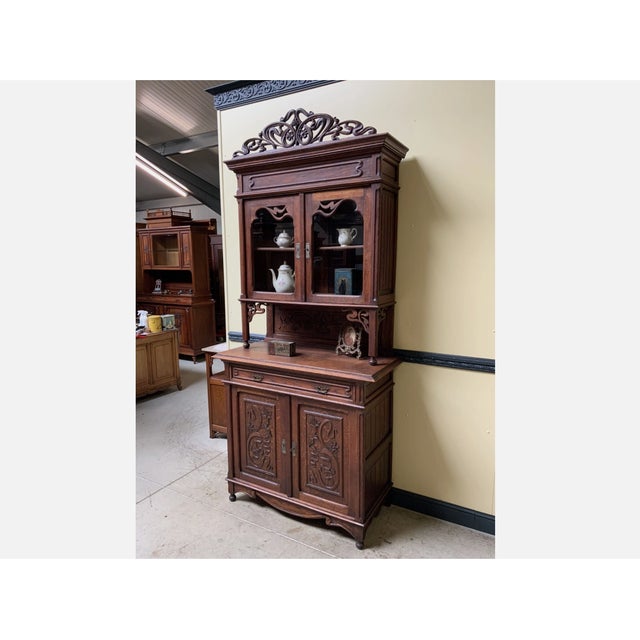 Antique Art Nouveau Buffet, 1900s For Sale - Image 6 of 9
