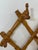 Tan 1950s Expandable Bulgarian Faux Bamboo Wooden Coat and Hat Rack For Sale - Image 8 of 18