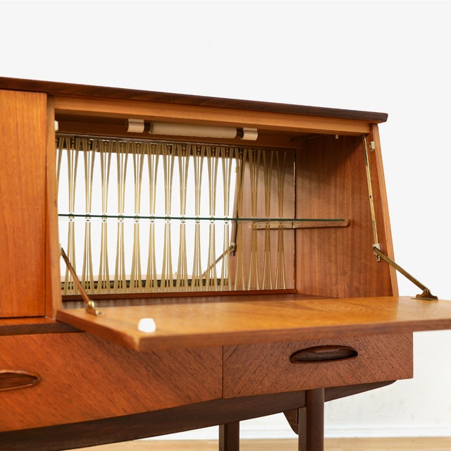 Wood Mid Century Teak Credenza by Avalon Yatton For Sale - Image 7 of 11