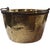 A brass andcwrought iron fur trader bucket, now for kindling. 9" h x 14" w. The brass bucket has a wonderful patina with...