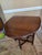 Antique English Table Drop Leaf Gateleg Barley Twist Oak Medium End Table Oval For Sale - Image 15 of 17