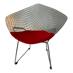 Vintage Attributed to Knoll Bertoia Diamond Lounge Chair