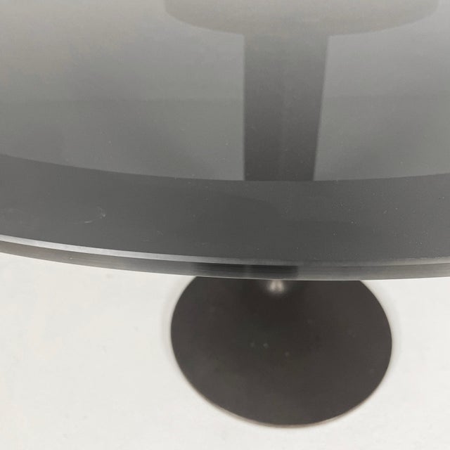 Italian Modern Round TL59 Dining Table attributed to Afra and Tobia Scarpa for Poggi, 1980s For Sale - Image 6 of 18