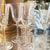 Traditional Set of 8 beautiful Vera Wang crystal wine glasses in "Classic" pattern // Wedgwood // elegant fine crystal // Formal table setting For Sale - Image 3 of 7