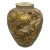 Early 20th Century Meiji Period-Style Satsuma Earthenware Urn With Lid and Warriors, Businessmen, and Butterflies and Gilt Highlights Design For Sale