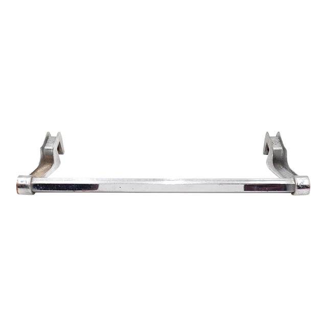 Vintage 13.25 In. Kohler Nickeled Brass Towel Bar For Sale