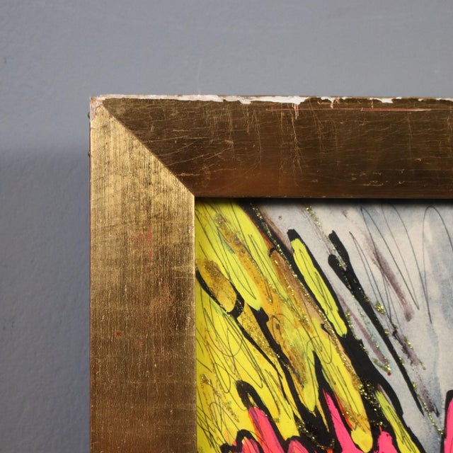 Carlos Zerpa, Composition, Acrylic on Cardboard, 1985 For Sale - Image 10 of 14