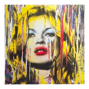 Mr. Brainwash " Kate Moss " Authentic Lithograph Print Pop Art Poster