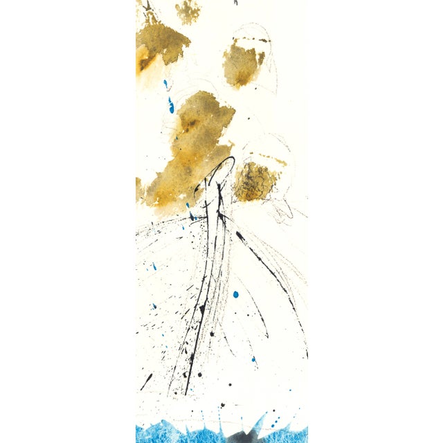 Salvador Dalí 1968 Salvador Dalí Biblia Sacra Lithograph "Iesus Super Mare Ambulans" (Jesus Walks on Water) For Sale - Image 4 of 11