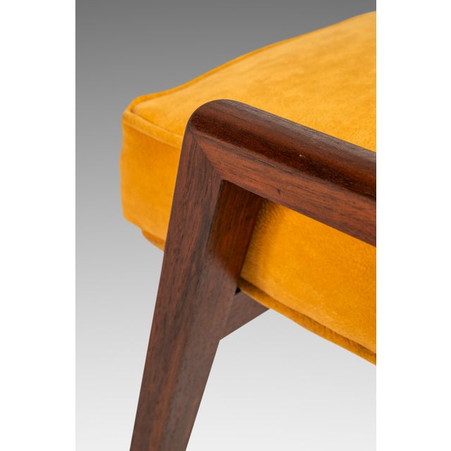 Original Piano Bench in Walnut & Velour for the Baldwin Acrosonic Spinet Piano by Manual Arts, Usa, C. 1960s For Sale - Image 14 of 18