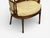Adams Style, Chair and Ottoman, Painted Wood, Fabric, Usa, 1930s For Sale - Image 4 of 13
