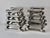 Postmodern Paul Mayen Style Chrome Tubular Stacked Side Tables Vintage-a Pair For Sale - Image 3 of 17