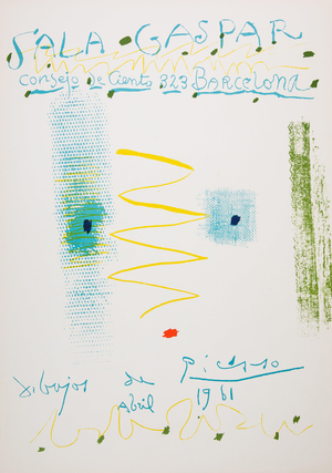 Pablo Picasso, Abstract Face, Lithograph