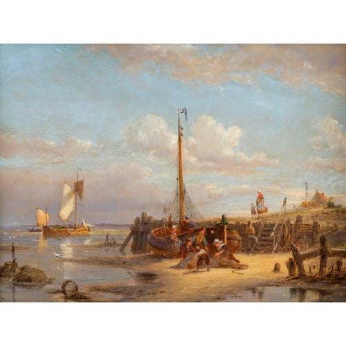 Pieter Cornelis Dommersen, Antique Landscapes, 1904 & 1910, Oil on Board Paintings, Framed, Set of 2 For Sale - Image 4 of 17