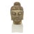 Early 20th Century Antique Chinese Carved Stone Buddha Head Sculpture For Sale