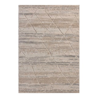 Amber Lewis x Loloi Monty Ivory / Natural 4'-0" x 6'-0" Accent Rug For Sale