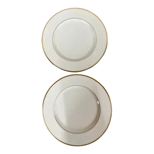 Vintage Lenox China Mansfield Dinner Plates - a Pair