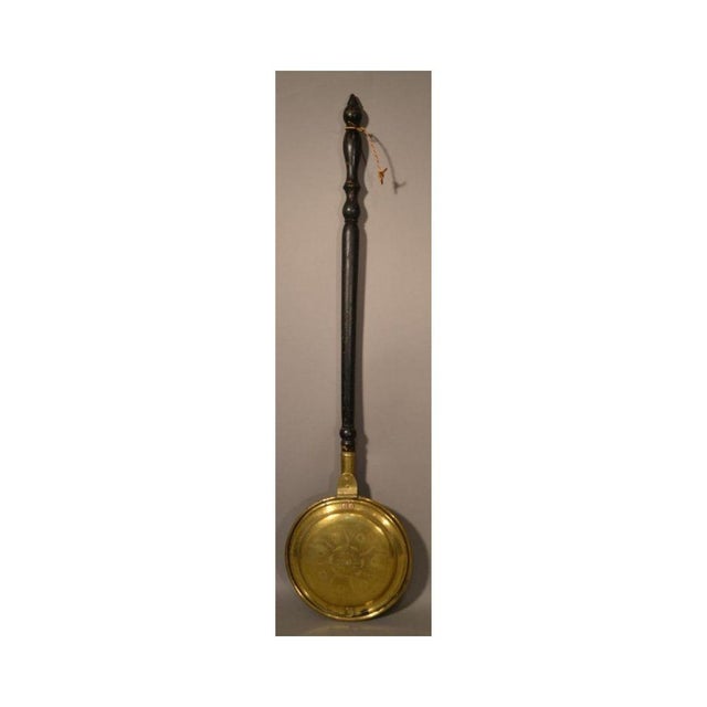 Late 18thEarly 19th Century Brass Bed Warming Pan Chairish