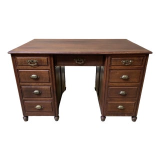 Antique Art Nouveau Freestanding Desk, 1915 For Sale