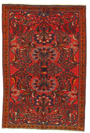 Early 20th Century Antique Persian Lilian Rug - 4′4″ × 6′5″