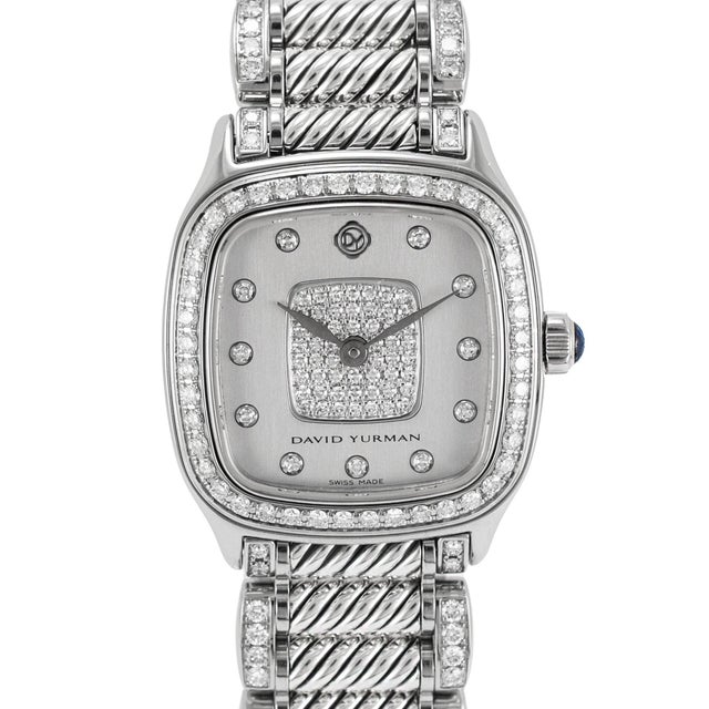 Brand: David Yurman Gender: Ladies Metal Type: Stainless Steel Length: 6.25 inches Diameter: 31.00 mm Weight: 81.20 grams...