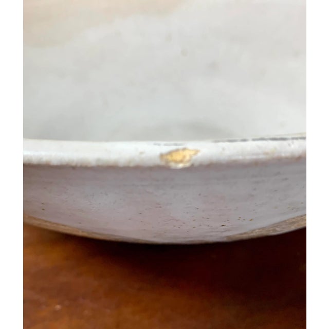 Early 21st Century Mid Century Modern Studio Ceramic Vase With Tulip Design and Translucent Glaze, Artist Signed For Sale - Image 5 of 6