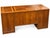 Campaign Hekman Burl Walnut Mid Century Campaign Desk For Sale - Image 3 of 8