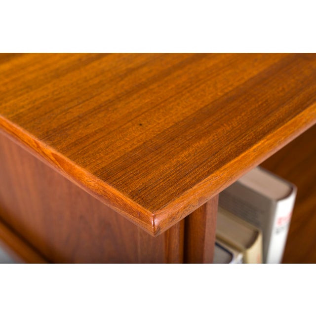 Danish Teak Boomerang Desk by Imha Mobelfabrik, 1970s For Sale - Image 11 of 18