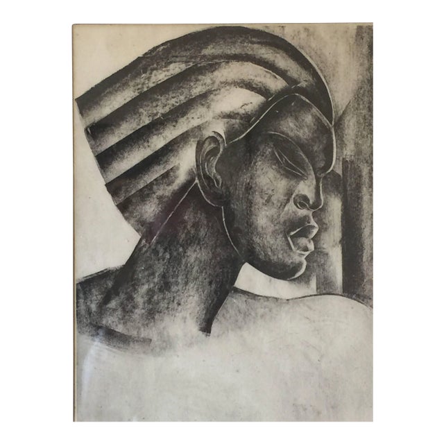 Pair of Rare signed Art Deco lithographs by Boris Lovet-Lorski. Lacquered wood frames. Boris Lovet-Lorski (1894-1973),...