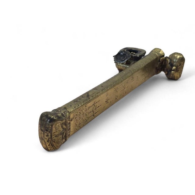 Ottoman Engraved Bronze Inkwell, 1790s For Sale - Image 9 of 10