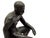 Art Deco 1900s 4 Grand Tour Neo Classical Bronze Miniatures incl Dancing Faun, Seated Hermes For Sale - Image 3 of 18
