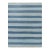 Rug & Kilim's Contemporary Dhurrie Rug in Blue Stripes - 5x6 For Sale