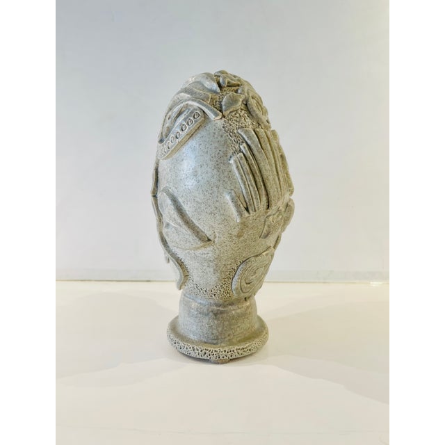 1990s David Farnsworth Abstract Face Sculpture For Sale - Image 11 of 13