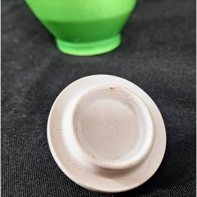 Vintage Green Laveno Italian Tea Set, Società Ceramica Italiana, Mid Century For Sale - Image 12 of 13