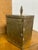 English Vintage Crocodile Motif Reposse Brass Tea Caddy For Sale - Image 3 of 4