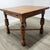 Farmhouse Antique English Quarter-Sawn Oak Draw-Leaf Dining Table, Circa 1920 For Sale - Image 3 of 7