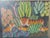 Textile 1990s Haitian Jungle Painting by Francis Paraison For Sale - Image 7 of 9