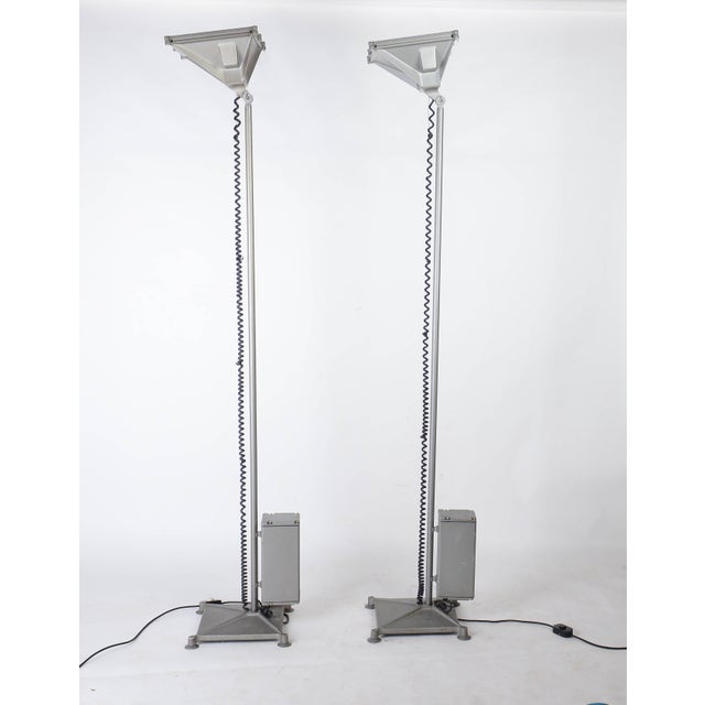 Modern Floor Lamps by Renzo Piano for Iguzzini, 1990s, Set of 2 For Sale - Image 3 of 10